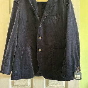 Navy Corduroy Blazer